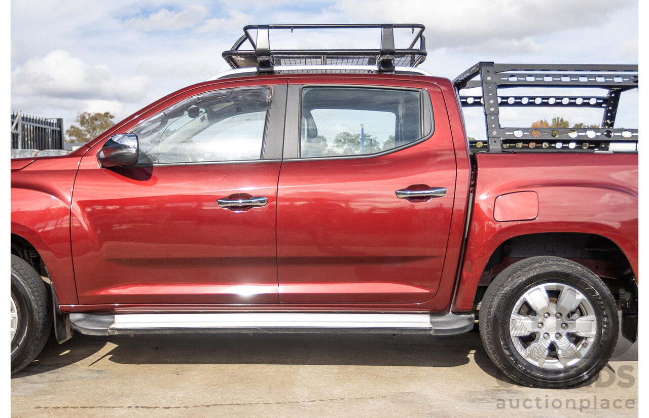 4/2021 LDV T60 Luxe Mega (4x4) SK8C Double Cab Utility Red Turbo Diesel 2.0L