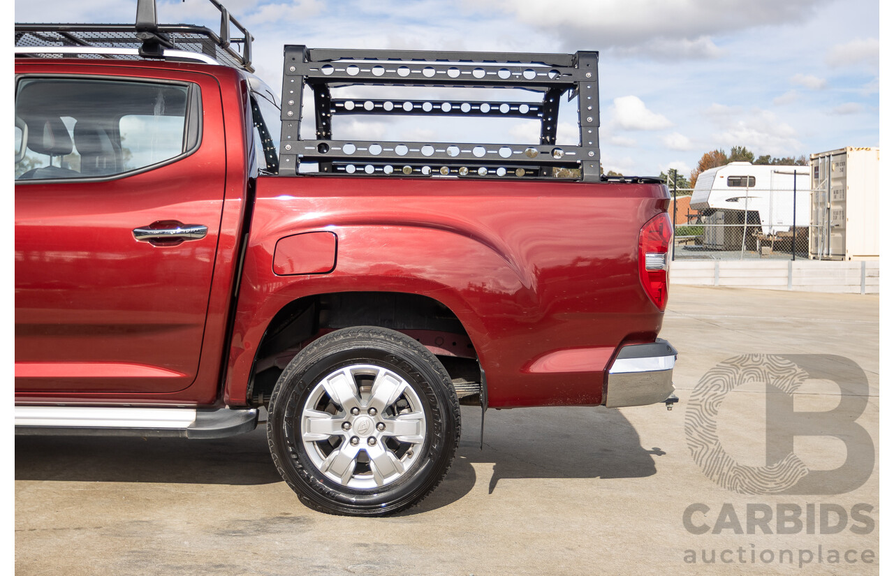 4/2021 LDV T60 Luxe Mega (4x4) SK8C Double Cab Utility Red Turbo Diesel 2.0L
