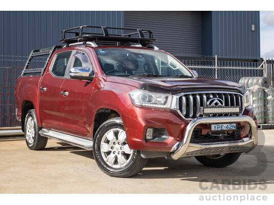 4/2021 LDV T60 Luxe Mega (4x4) SK8C Double Cab Utility Red Turbo Diesel 2.0L