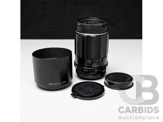 Super Takumar 135mm F/3.5 and Takumar 35mm F/3.5 M42 Screw Mount Lens Pair