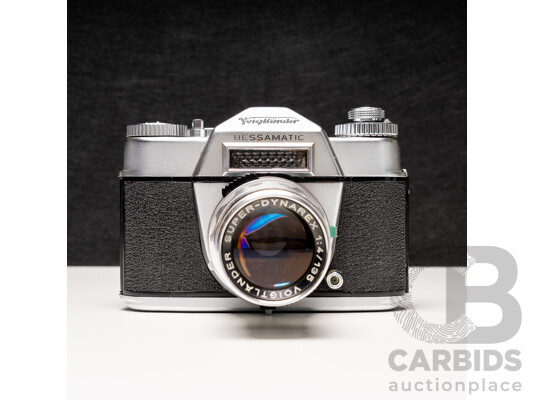 Voigtländer Bessamatic 35mm SLR Camera with Super-Dynarex 135mm F/4 Lens