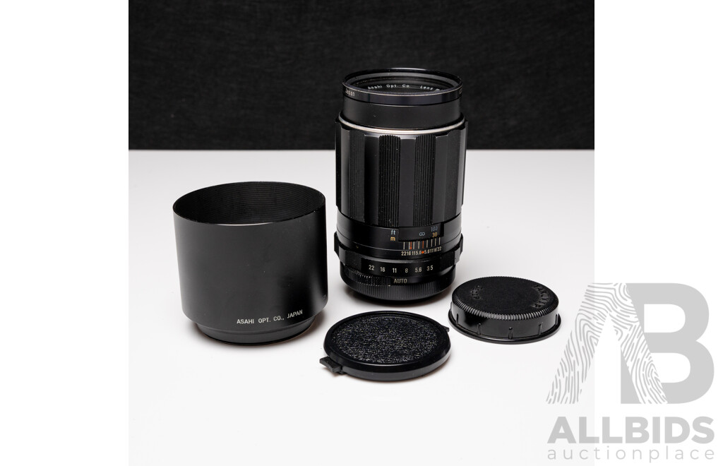 Super Takumar 135mm F/3.5 and Takumar 35mm F/3.5 M42 Screw Mount Lens Pair