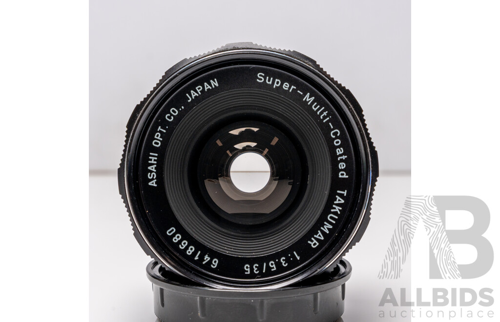 Super Takumar 135mm F/3.5 and Takumar 35mm F/3.5 M42 Screw Mount Lens Pair