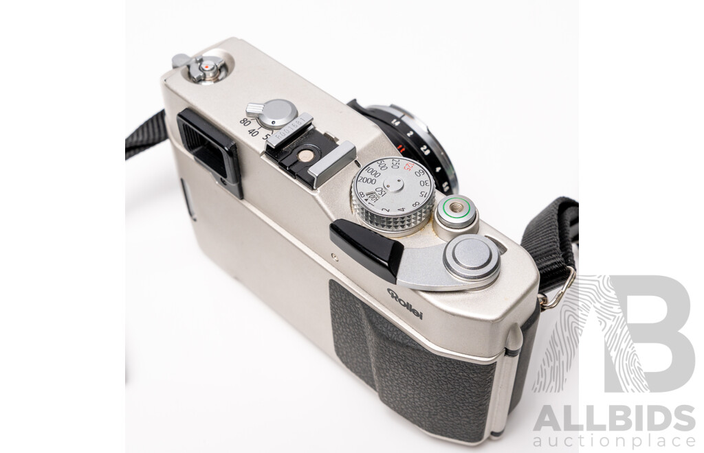 Rollei 35RF 35mm Rangefinder Camera with Voigtländer Nokton Classic S.C. 40mm F/1.4 Lens
