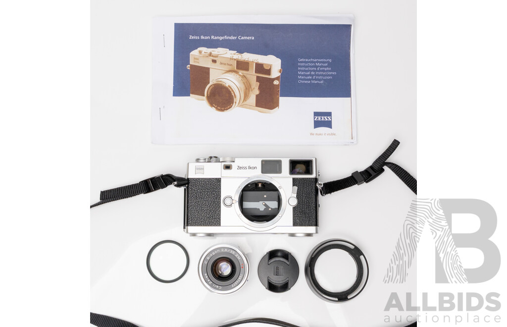 Zeiss Ikon ZM 35mm Rangefinder Camera with ZEISS C Biogon T 35mm F/2.8 ZM Lens
