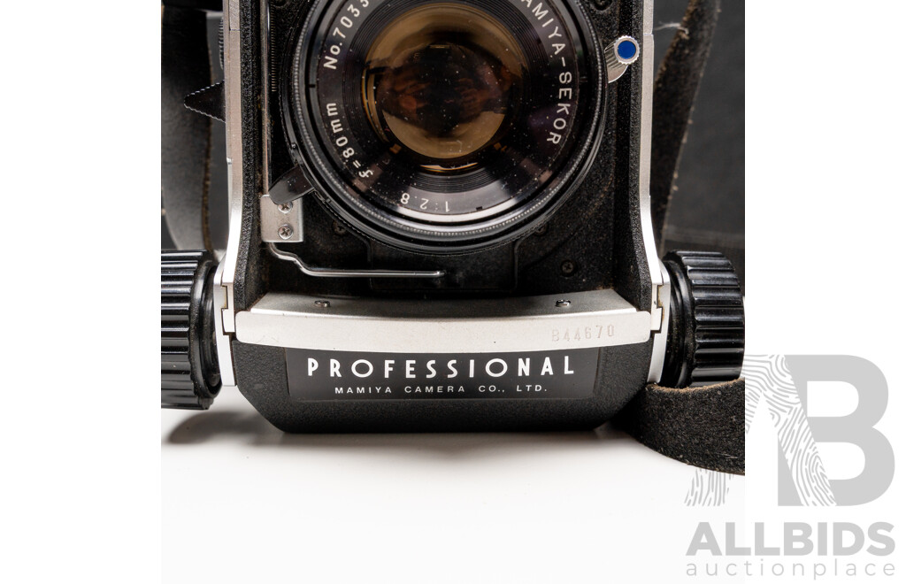 Mamiya C220 Professional TLR Camera Kit with Five Lenses, Hoods, Film and Hard Case