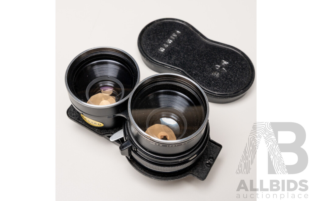 Mamiya C220 Professional TLR Camera Kit with Five Lenses, Hoods, Film and Hard Case