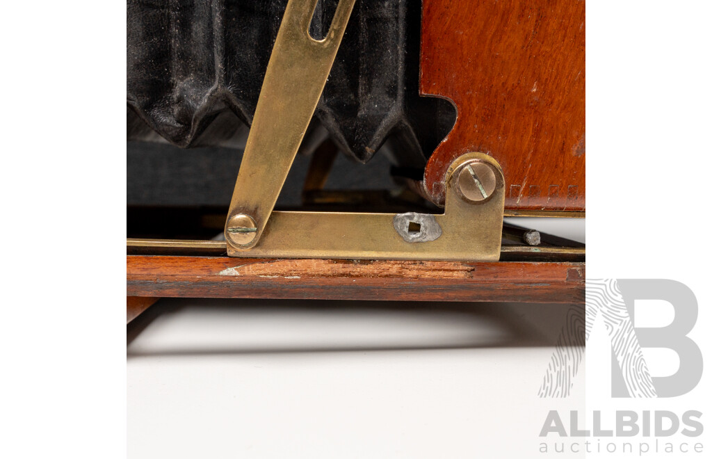 Thornton-Pickard Half Plate Field Camera with Beck Symmetrical Brass Lens