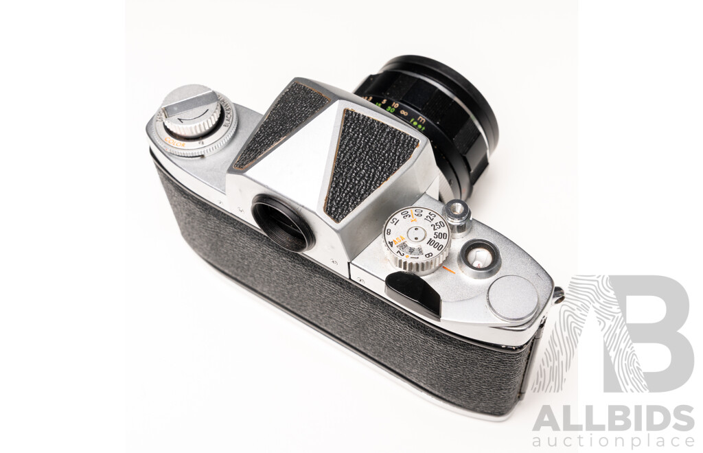 Miranda TM 35mm SLR Camera with Miranda 50mm F/1.8 Lens and Leather Case