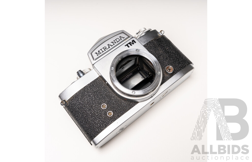 Miranda TM 35mm SLR Camera with Miranda 50mm F/1.8 Lens and Leather Case