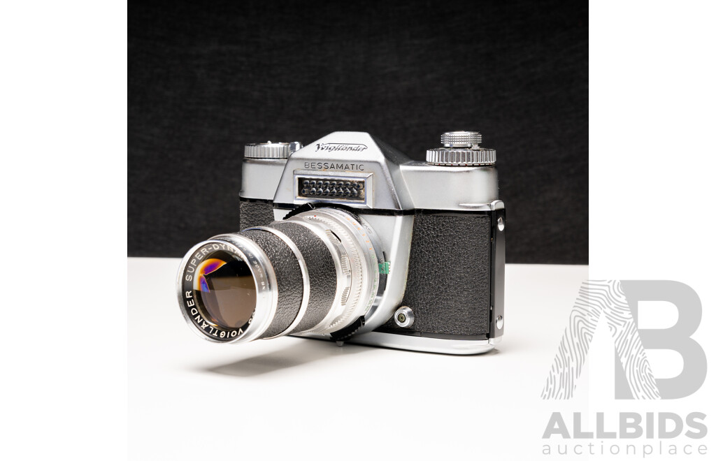 Voigtländer Bessamatic 35mm SLR Camera with Super-Dynarex 135mm F/4 Lens