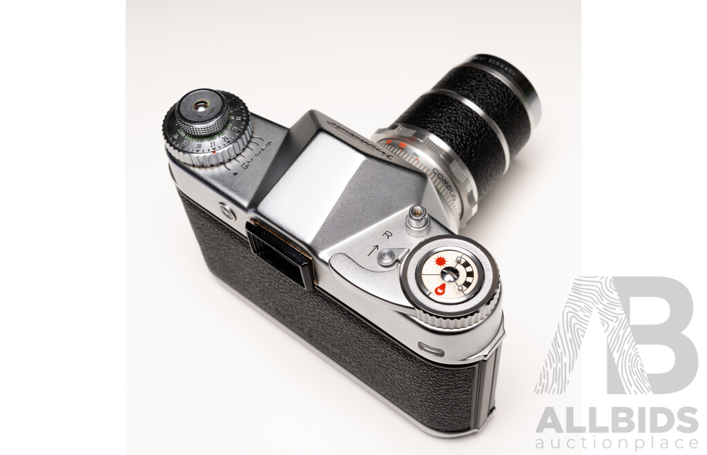 Voigtländer Bessamatic 35mm SLR Camera with Super-Dynarex 135mm F/4 Lens