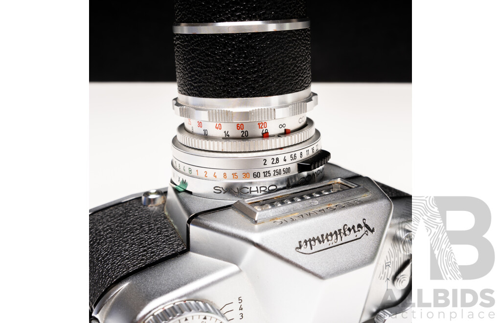 Voigtländer Bessamatic 35mm SLR Camera with Super-Dynarex 135mm F/4 Lens