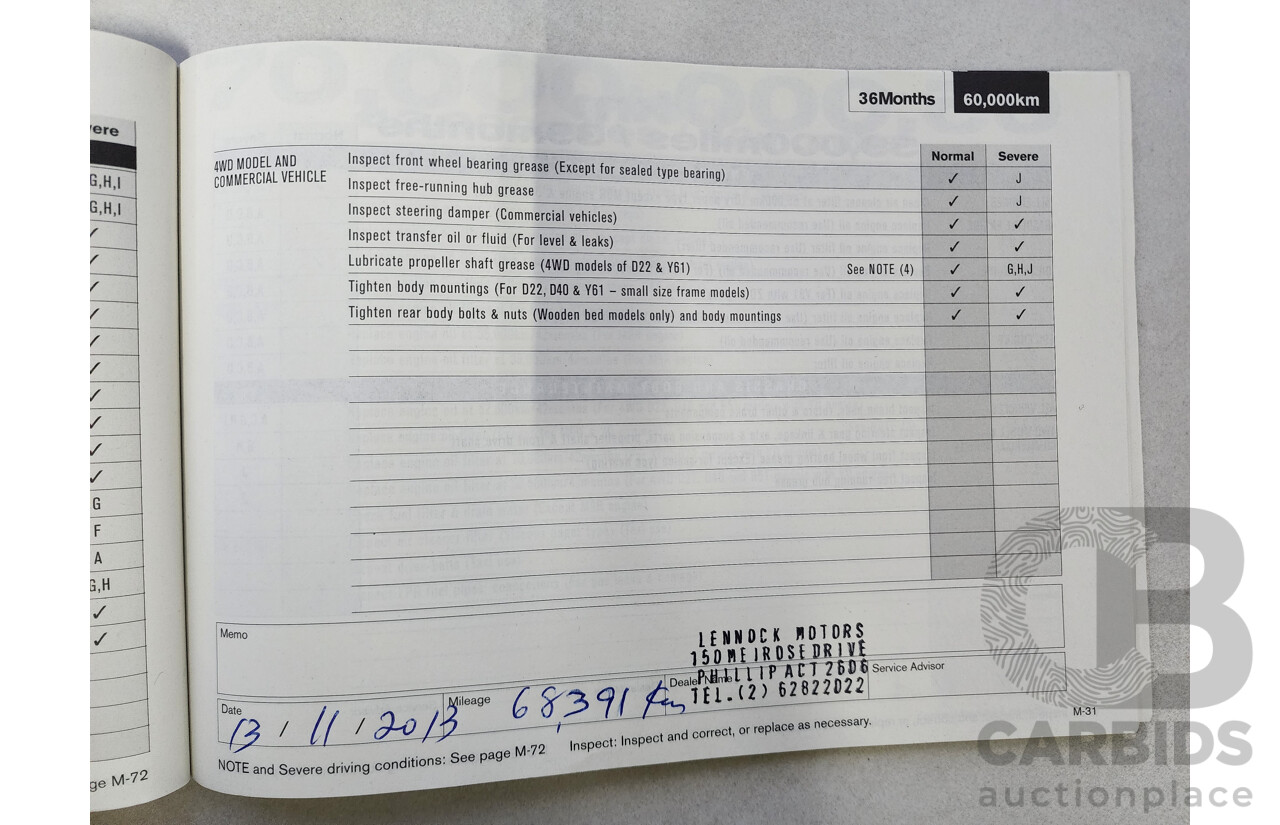 7/2011 Nissan X-Trail ST (4x4) T31 MY11 4d Wagon White 2.5L