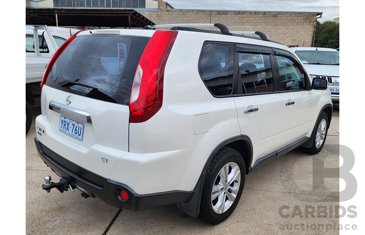 7/2011 Nissan X-Trail ST (4x4) T31 MY11 4d Wagon White 2.5L