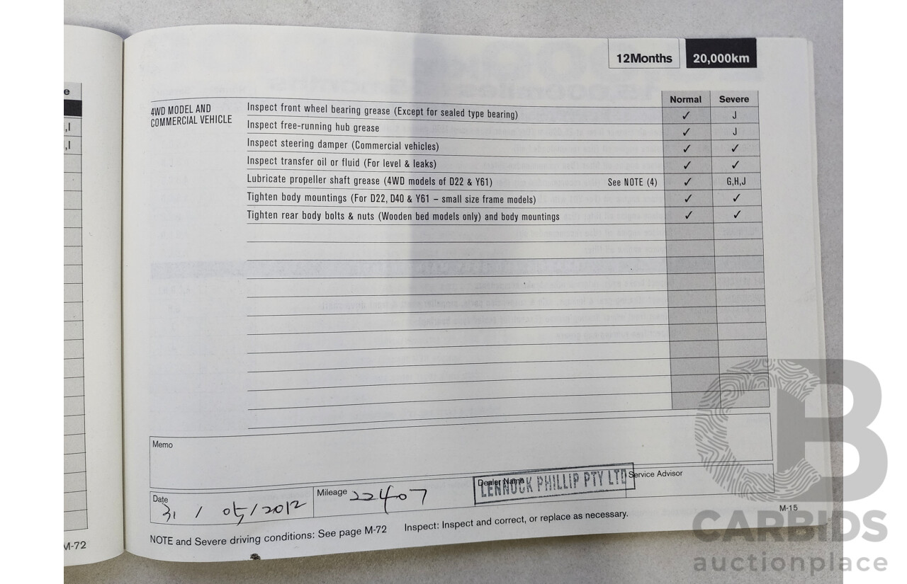 7/2011 Nissan X-Trail ST (4x4) T31 MY11 4d Wagon White 2.5L