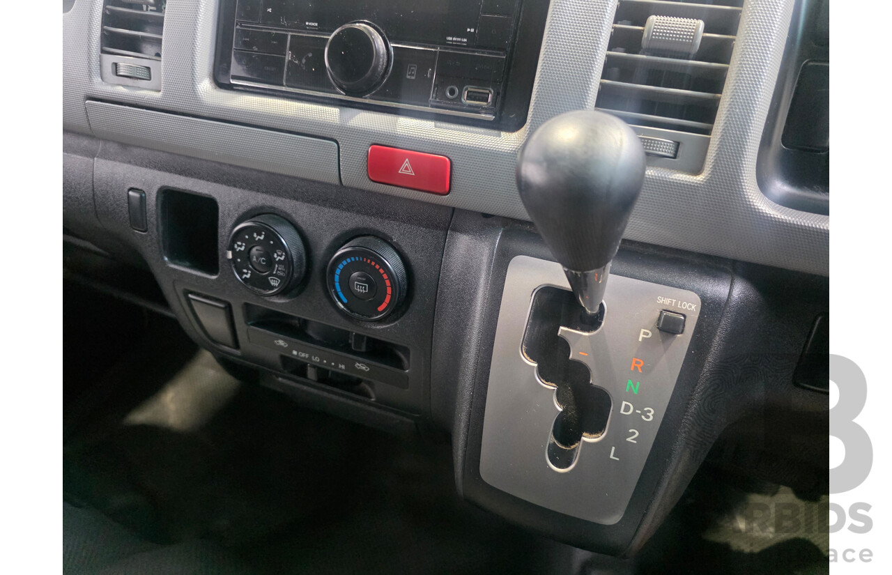 6/2008 Toyota Hiace LWB KDH201R MY07 Upgrade 4d Van White Turbo Diesel 3.0L