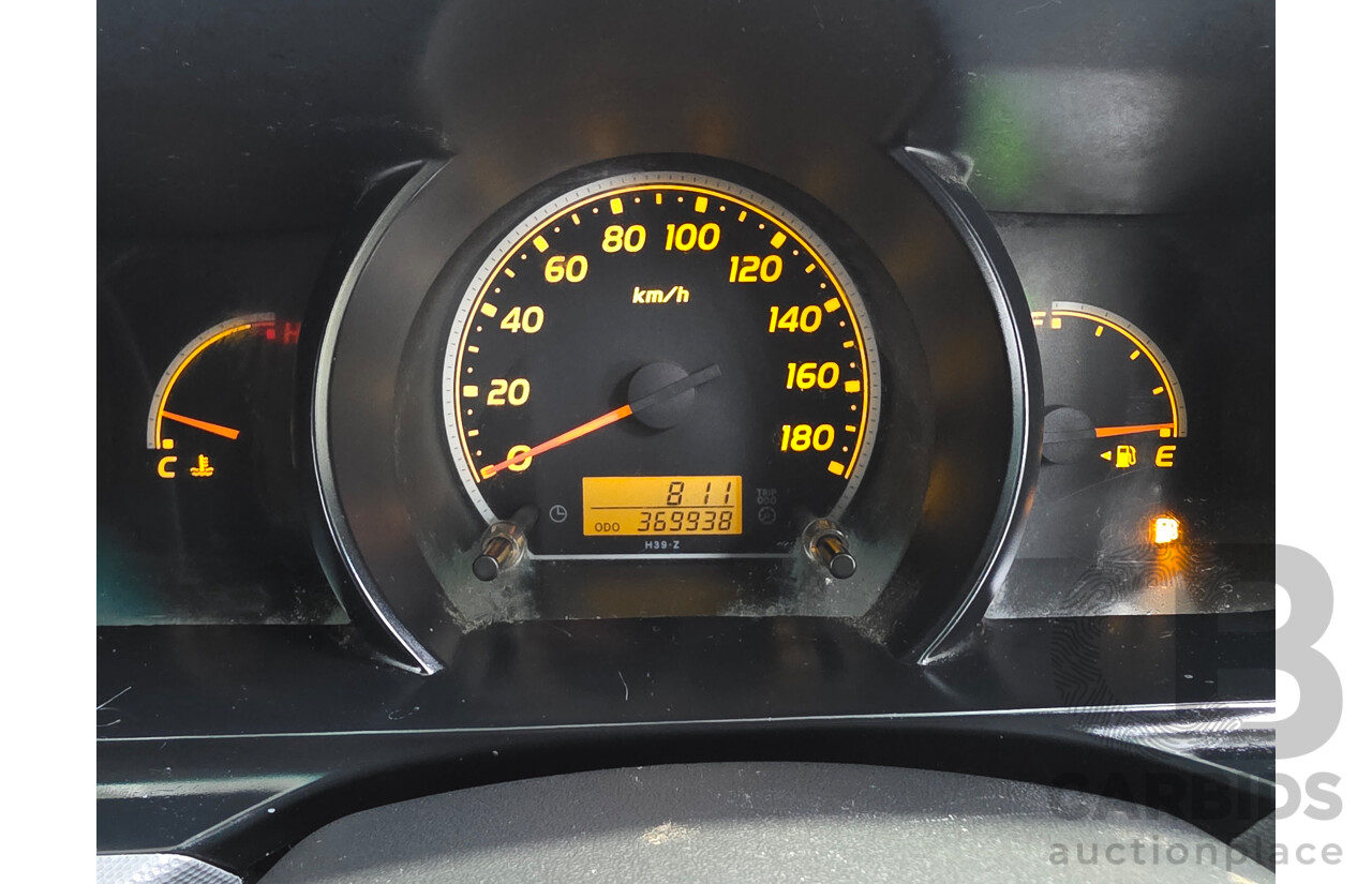 6/2008 Toyota Hiace LWB KDH201R MY07 Upgrade 4d Van White Turbo Diesel 3.0L