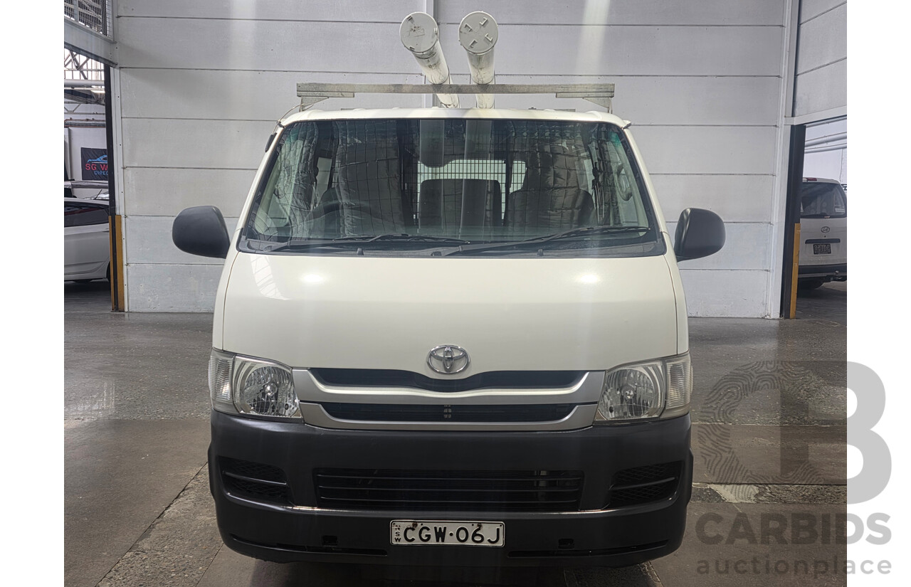 6/2008 Toyota Hiace LWB KDH201R MY07 Upgrade 4d Van White Turbo Diesel 3.0L