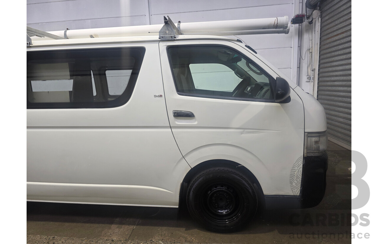 6/2008 Toyota Hiace LWB KDH201R MY07 Upgrade 4d Van White Turbo Diesel 3.0L