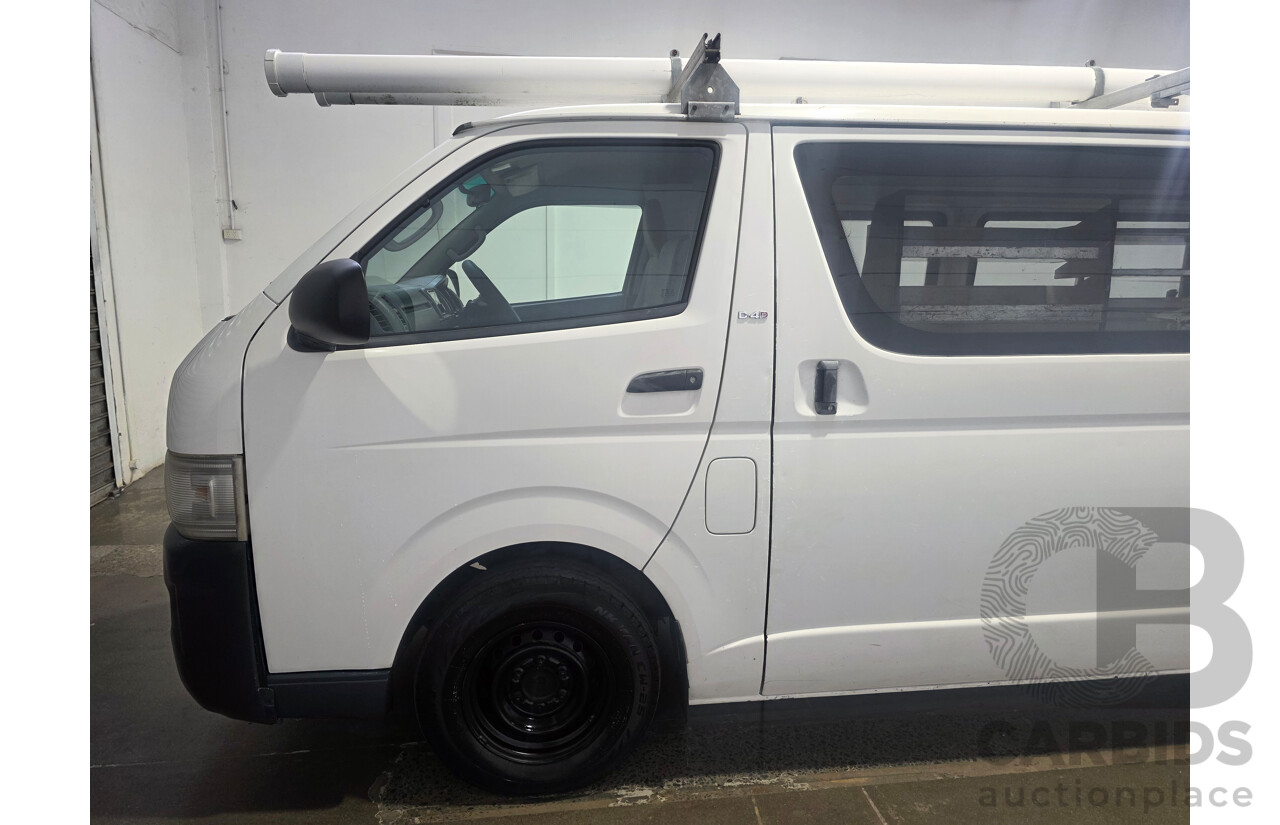 6/2008 Toyota Hiace LWB KDH201R MY07 Upgrade 4d Van White Turbo Diesel 3.0L