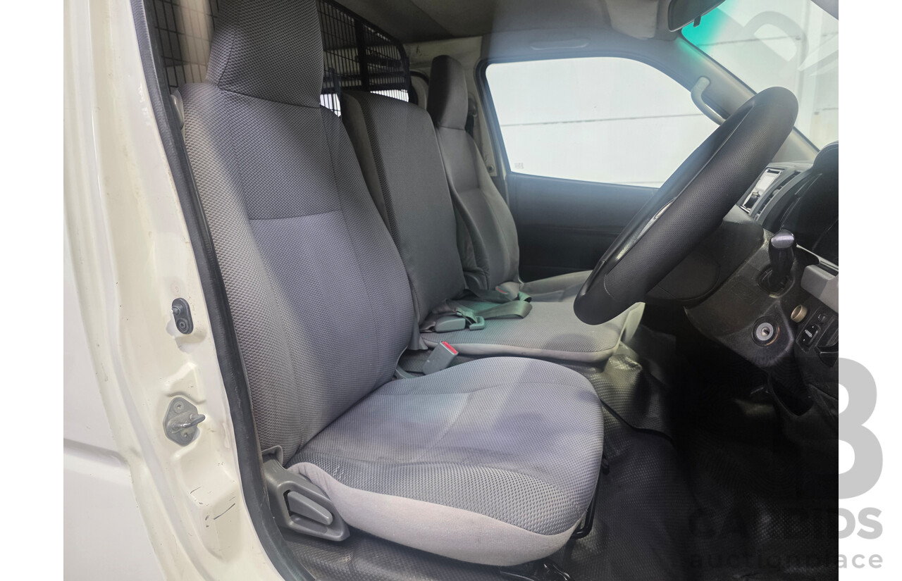 6/2008 Toyota Hiace LWB KDH201R MY07 Upgrade 4d Van White Turbo Diesel 3.0L