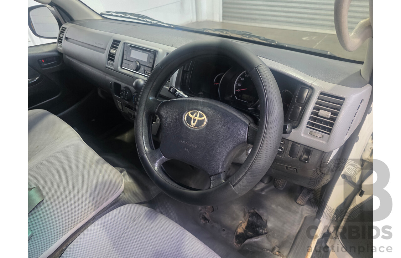 6/2008 Toyota Hiace LWB KDH201R MY07 Upgrade 4d Van White Turbo Diesel 3.0L