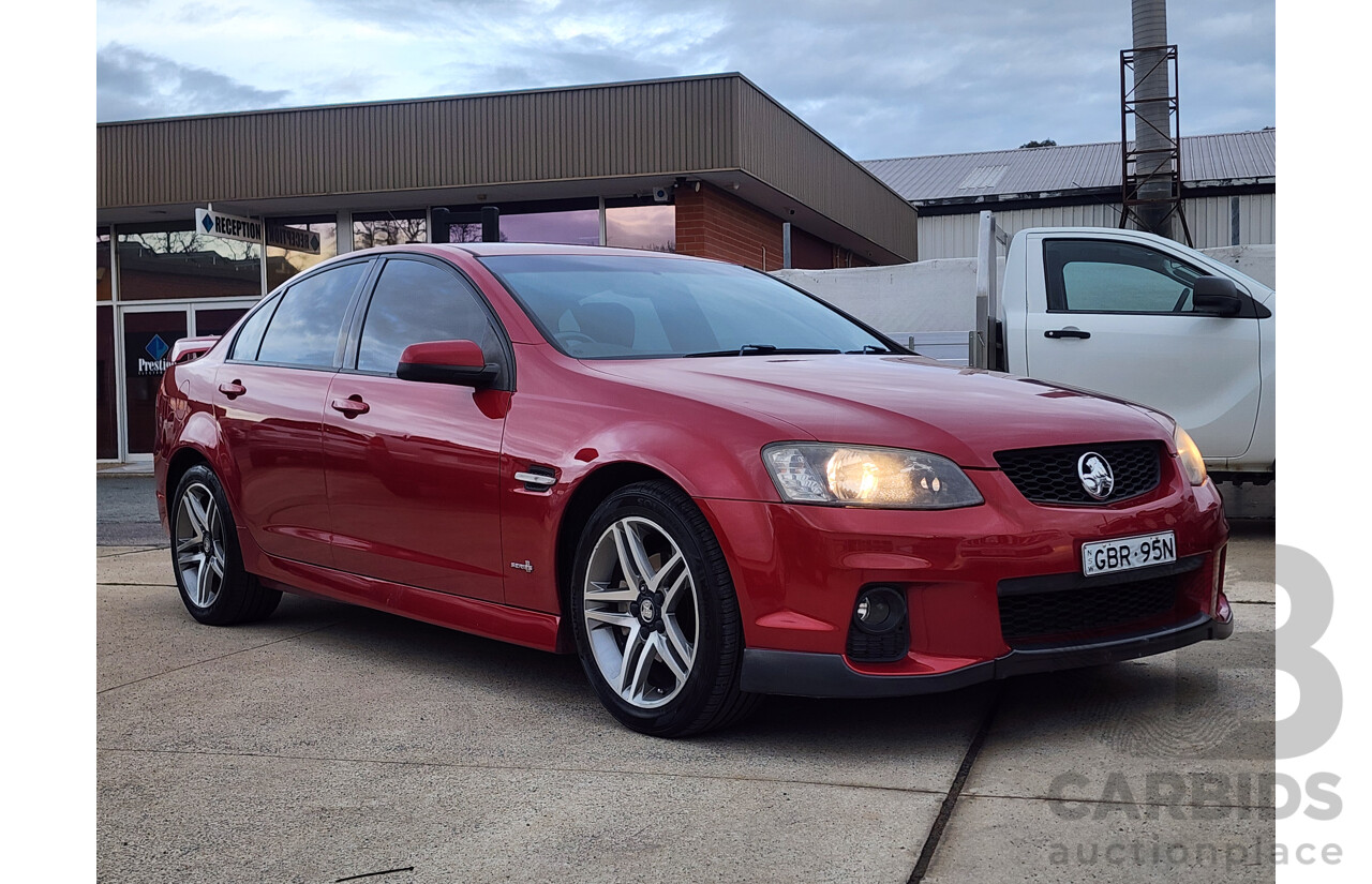 10/2010 Holden Commodore SV6 VE II 4d Sedan Red 3.6L
