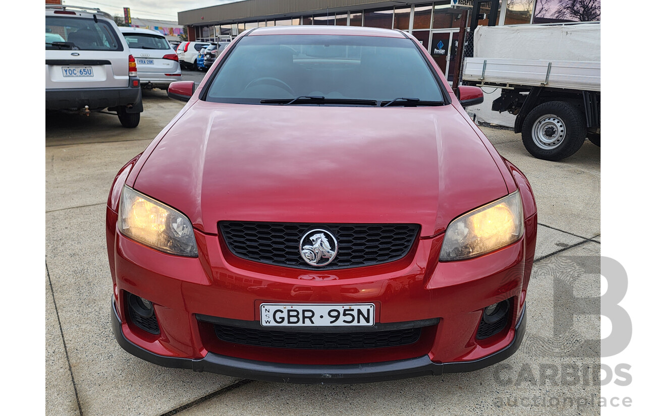 10/2010 Holden Commodore SV6 VE II 4d Sedan Red 3.6L