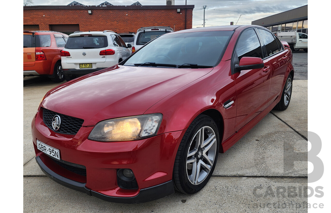 10/2010 Holden Commodore SV6 VE II 4d Sedan Red 3.6L