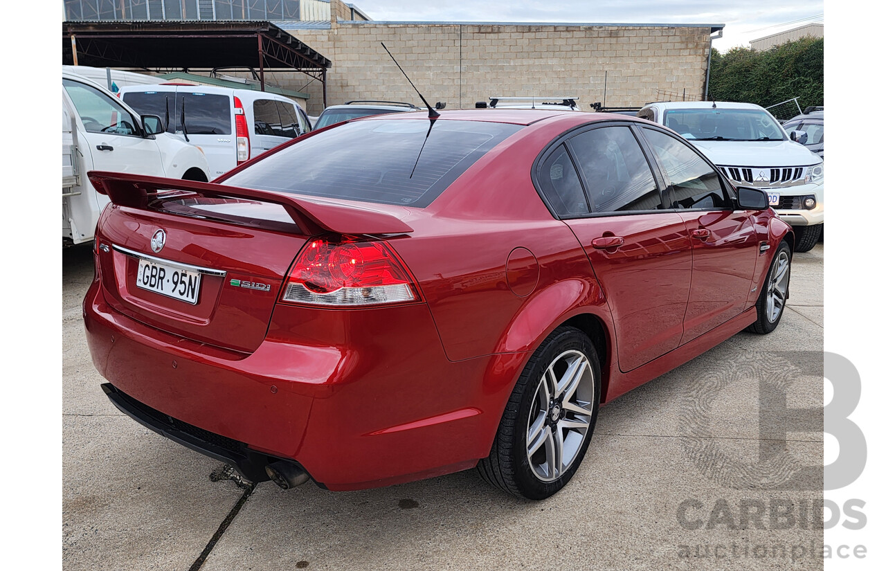 10/2010 Holden Commodore SV6 VE II 4d Sedan Red 3.6L