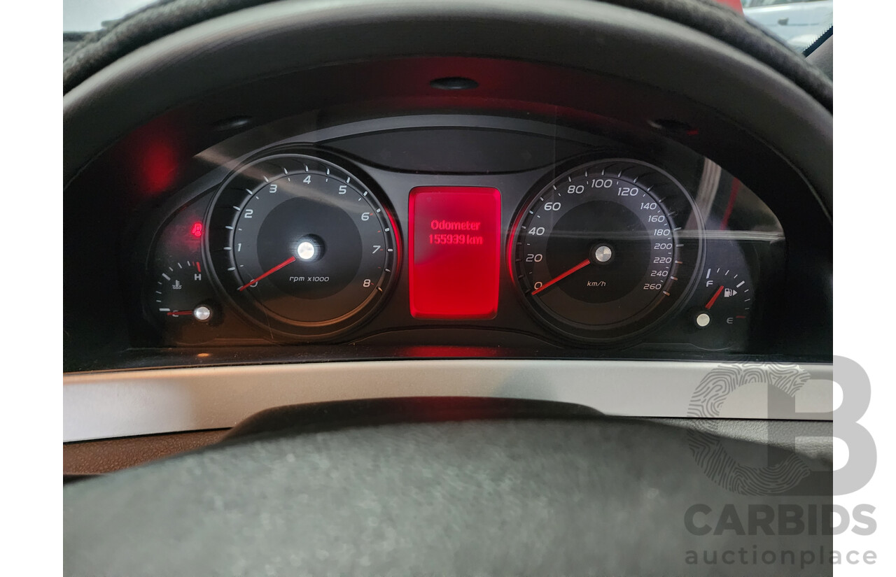10/2010 Holden Commodore SV6 VE II 4d Sedan Red 3.6L