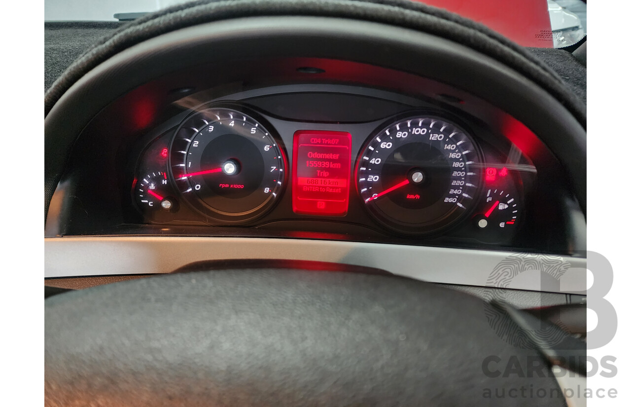 10/2010 Holden Commodore SV6 VE II 4d Sedan Red 3.6L