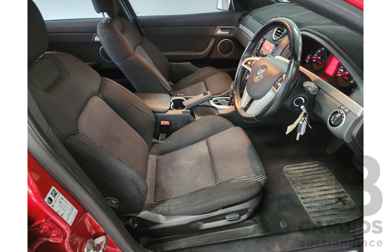 10/2010 Holden Commodore SV6 VE II 4d Sedan Red 3.6L