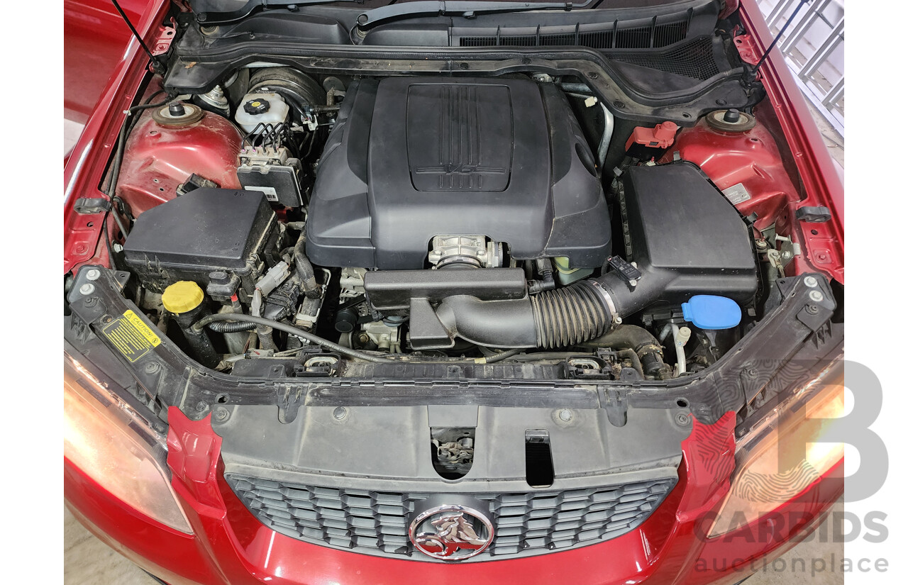 10/2010 Holden Commodore SV6 VE II 4d Sedan Red 3.6L