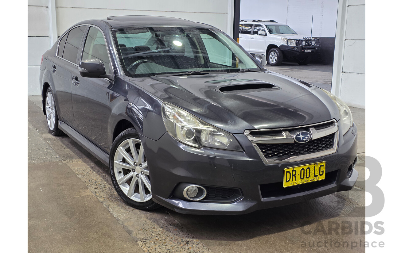 9/2013 Subaru Liberty 2.5i GT Premium (AWD) MY13 4d Sedan Dark Gray Metallic Turbo 2.5L