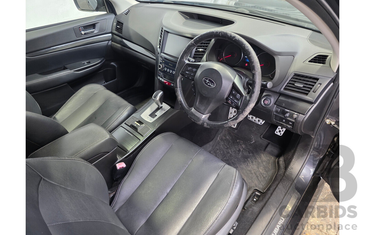 9/2013 Subaru Liberty 2.5i GT Premium (AWD) MY13 4d Sedan Dark Gray Metallic Turbo 2.5L
