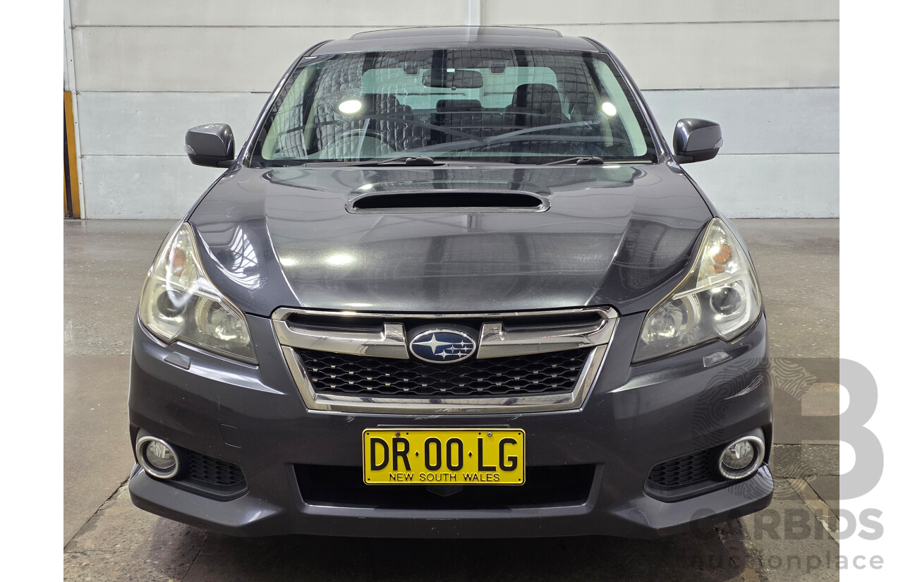 9/2013 Subaru Liberty 2.5i GT Premium (AWD) MY13 4d Sedan Dark Gray Metallic Turbo 2.5L