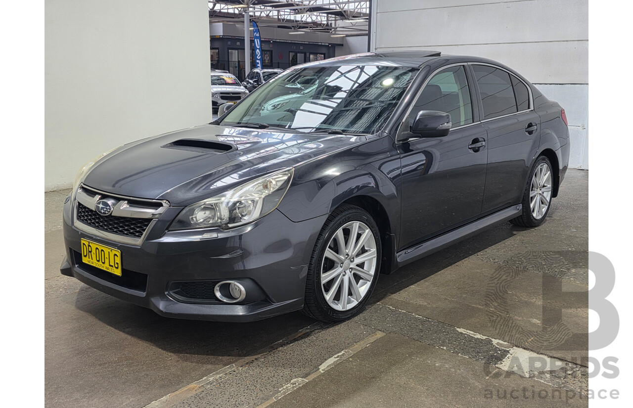 9/2013 Subaru Liberty 2.5i GT Premium (AWD) MY13 4d Sedan Dark Gray Metallic Turbo 2.5L