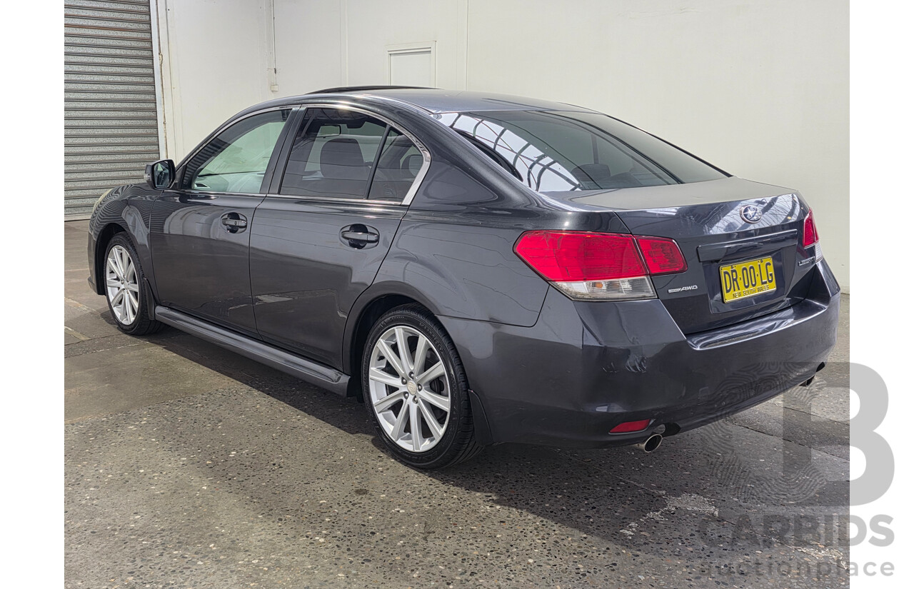 9/2013 Subaru Liberty 2.5i GT Premium (AWD) MY13 4d Sedan Dark Gray Metallic Turbo 2.5L