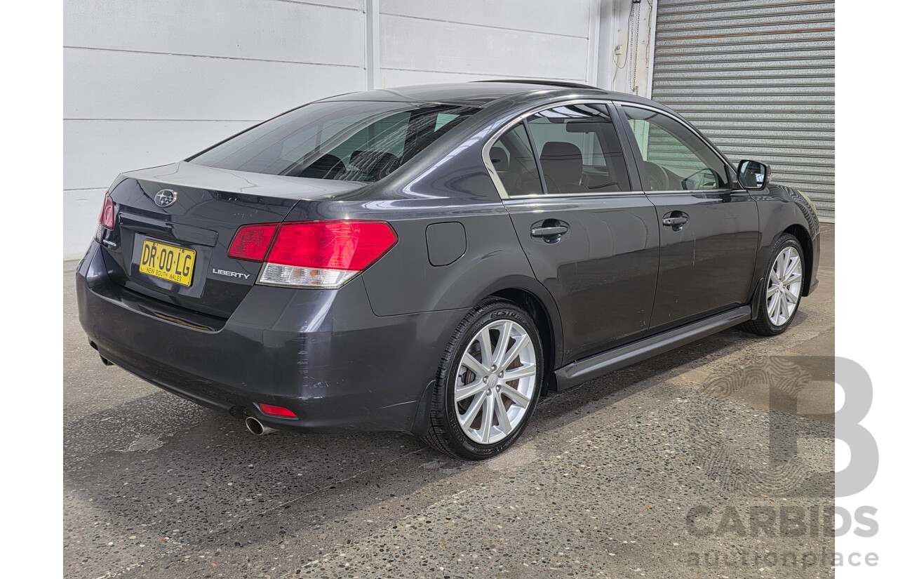 9/2013 Subaru Liberty 2.5i GT Premium (AWD) MY13 4d Sedan Dark Gray Metallic Turbo 2.5L