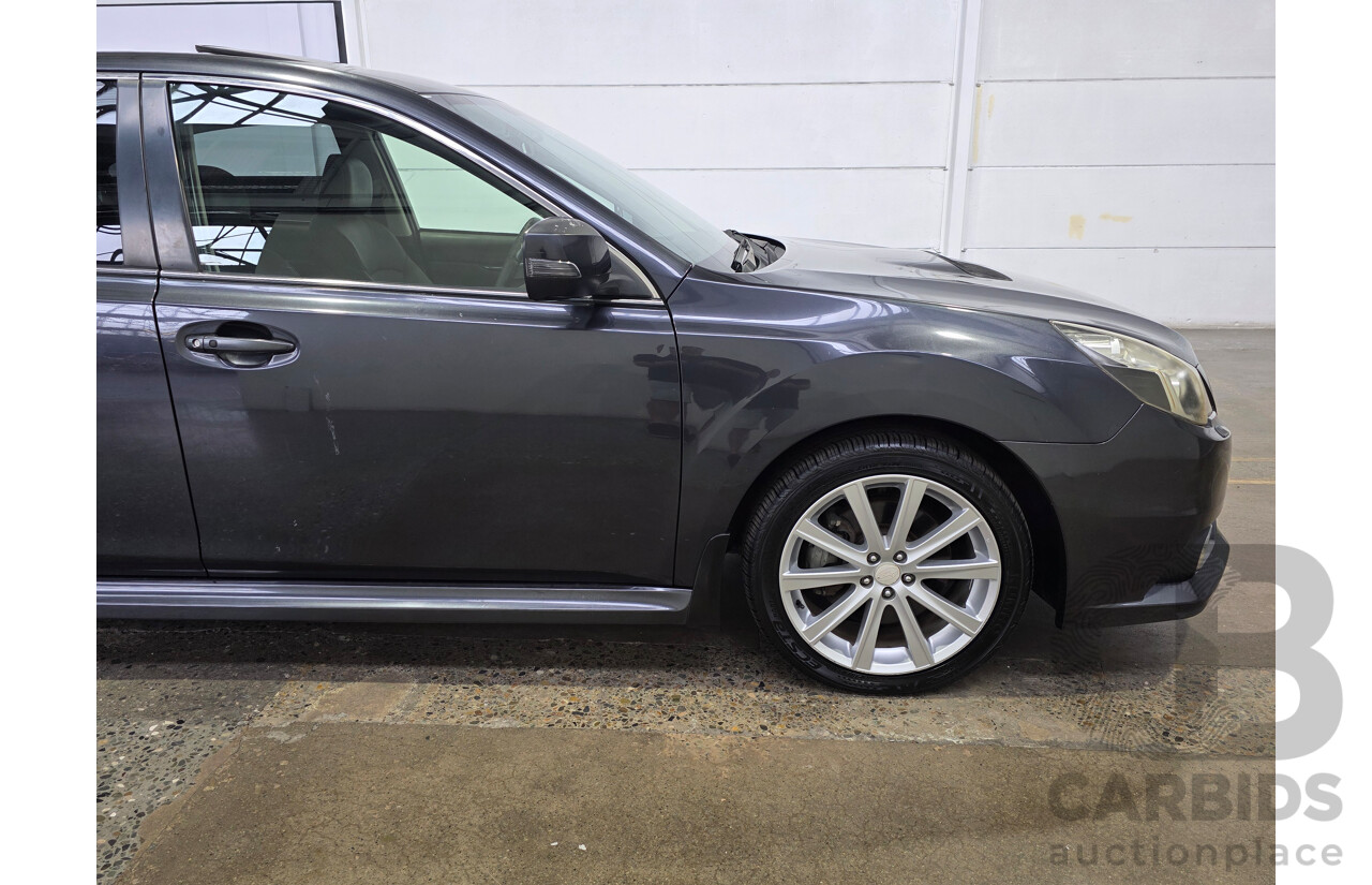 9/2013 Subaru Liberty 2.5i GT Premium (AWD) MY13 4d Sedan Dark Gray Metallic Turbo 2.5L