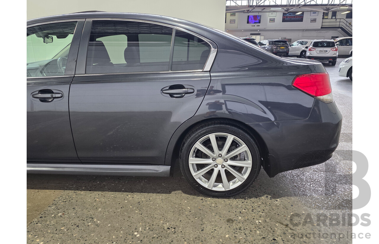9/2013 Subaru Liberty 2.5i GT Premium (AWD) MY13 4d Sedan Dark Gray Metallic Turbo 2.5L