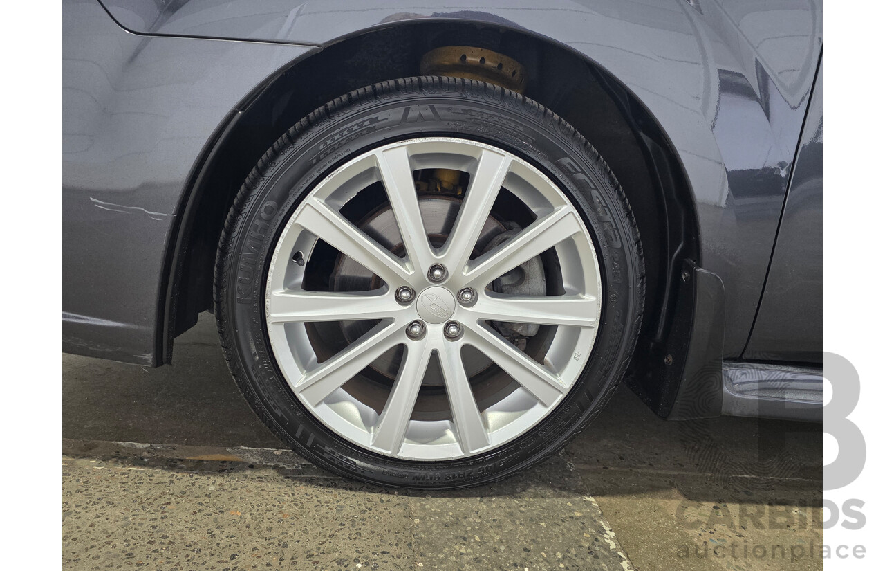 9/2013 Subaru Liberty 2.5i GT Premium (AWD) MY13 4d Sedan Dark Gray Metallic Turbo 2.5L