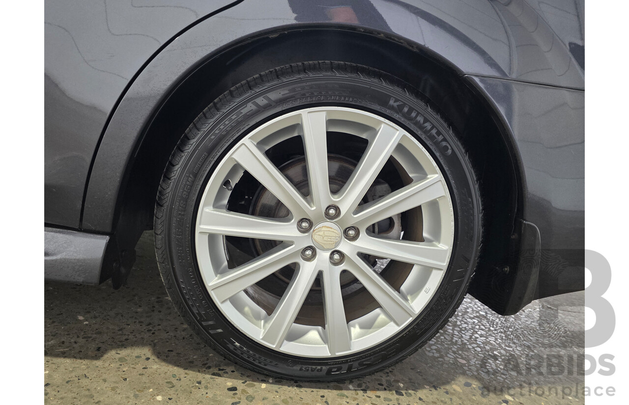 9/2013 Subaru Liberty 2.5i GT Premium (AWD) MY13 4d Sedan Dark Gray Metallic Turbo 2.5L