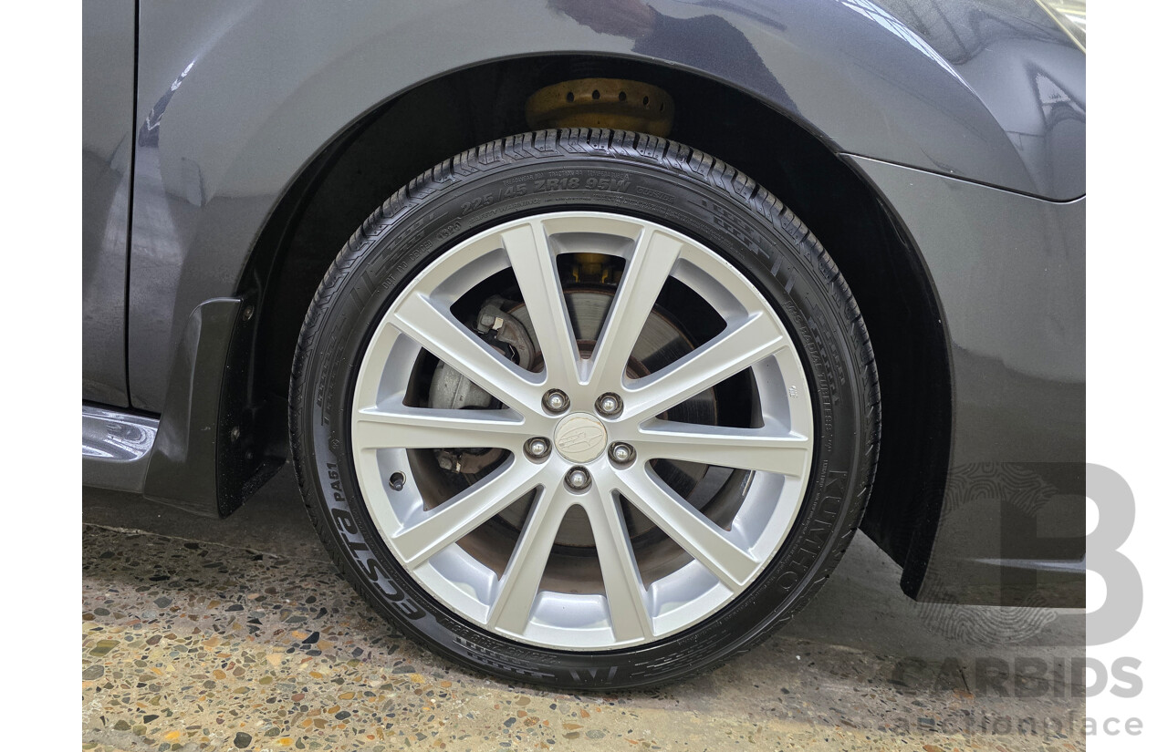 9/2013 Subaru Liberty 2.5i GT Premium (AWD) MY13 4d Sedan Dark Gray Metallic Turbo 2.5L