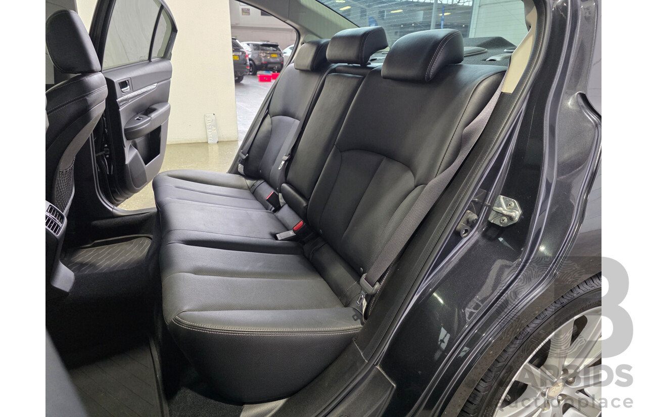 9/2013 Subaru Liberty 2.5i GT Premium (AWD) MY13 4d Sedan Dark Gray Metallic Turbo 2.5L