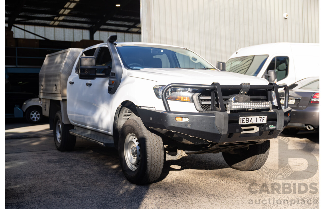 11/2018 Ford Ranger XL 3.2 4x4 PX MKIII MY19 Double Cab P/Up Frozen White Diesel Turbo 3.2L