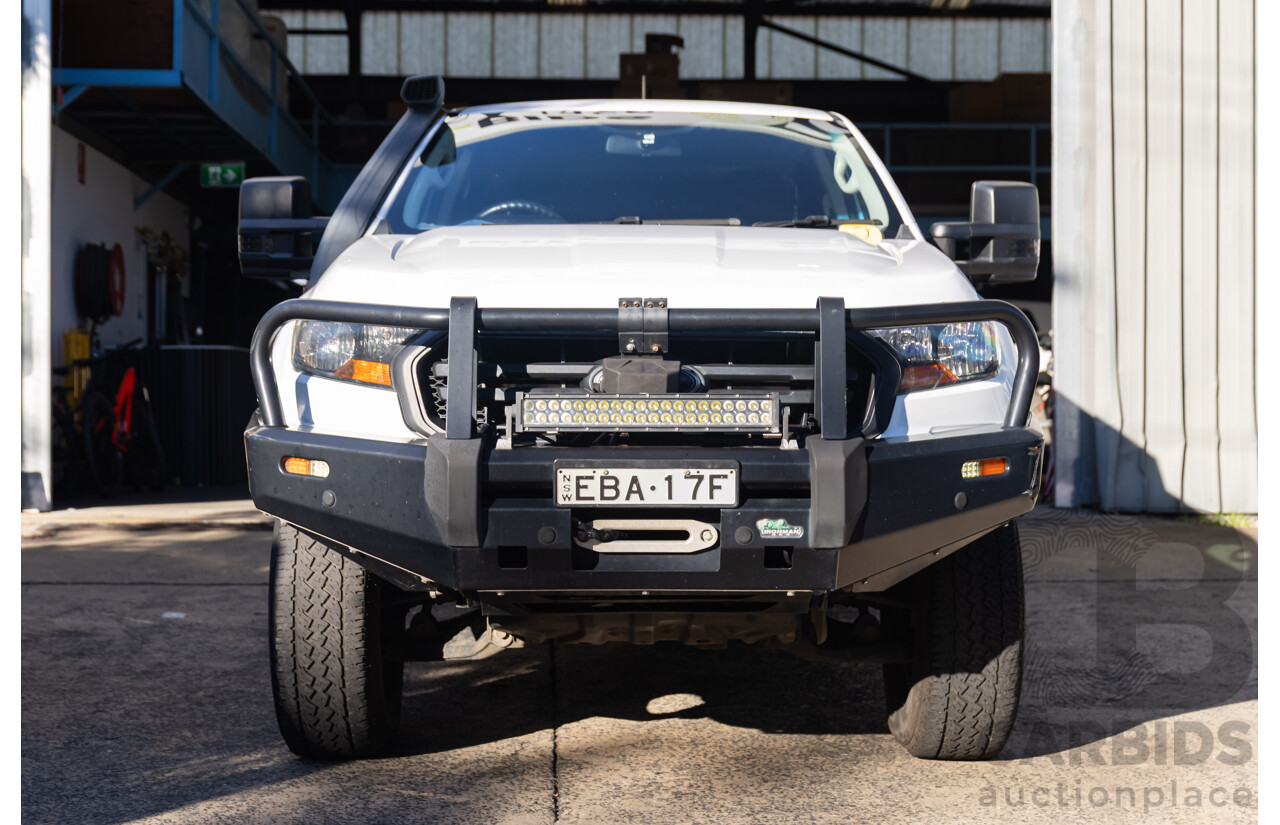 11/2018 Ford Ranger XL 3.2 4x4 PX MKIII MY19 Double Cab P/Up Frozen White Diesel Turbo 3.2L