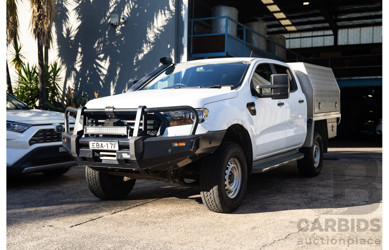 11/2018 Ford Ranger XL 3.2 4x4 PX MKIII MY19 Double Cab P/Up Frozen White Diesel Turbo 3.2L
